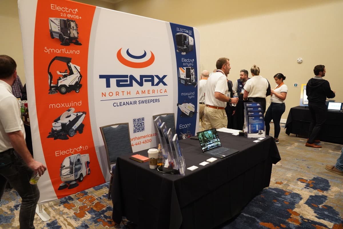 Indoor exhibitor reception