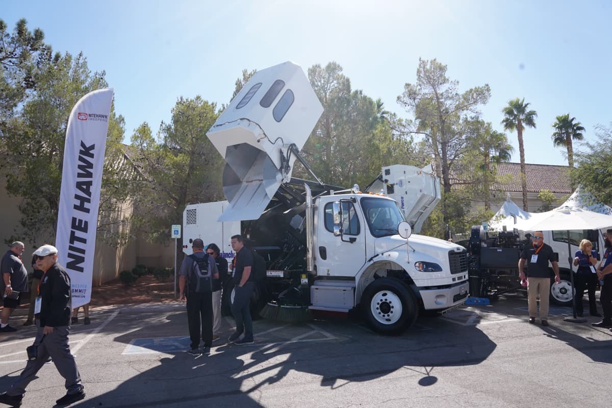 Equipment ride-alongs at Outdoor Equipment Expo